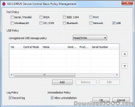 SECUDRIVE Device Control Basic screenshot